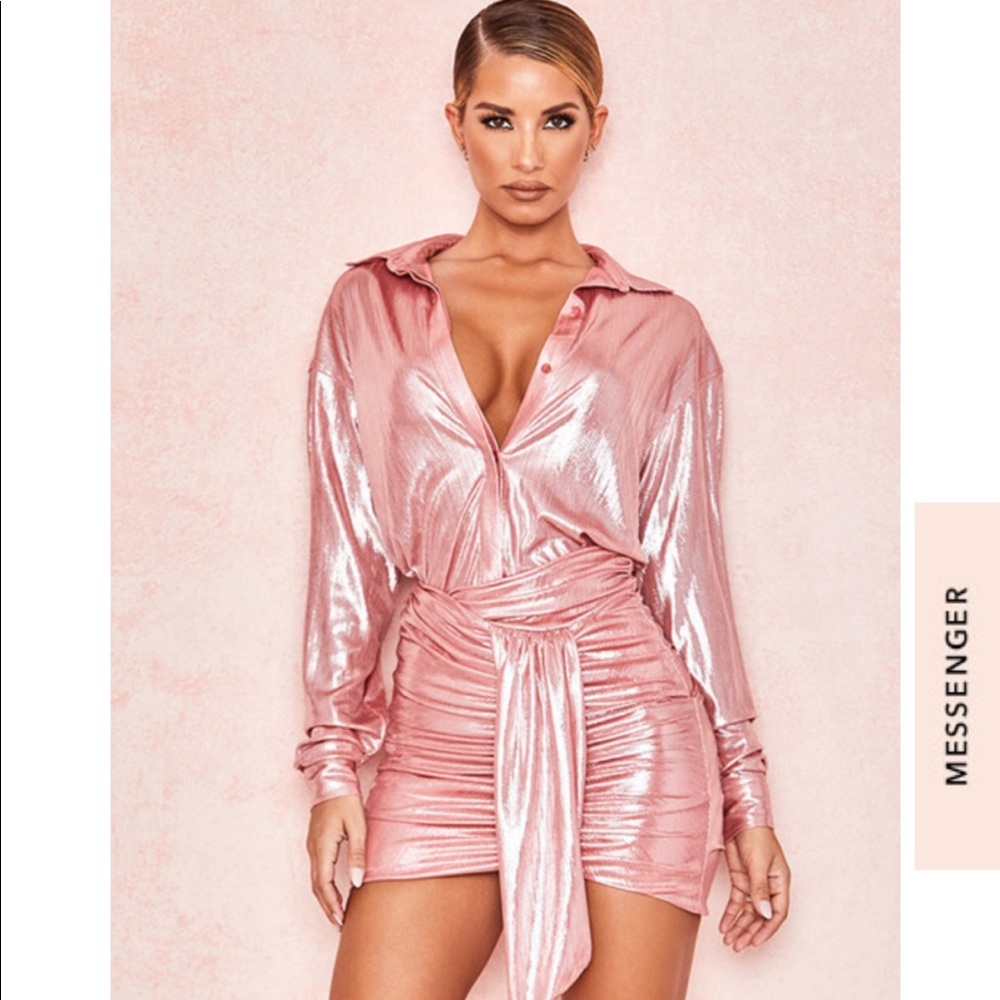 House of CB Pink Metallic Set